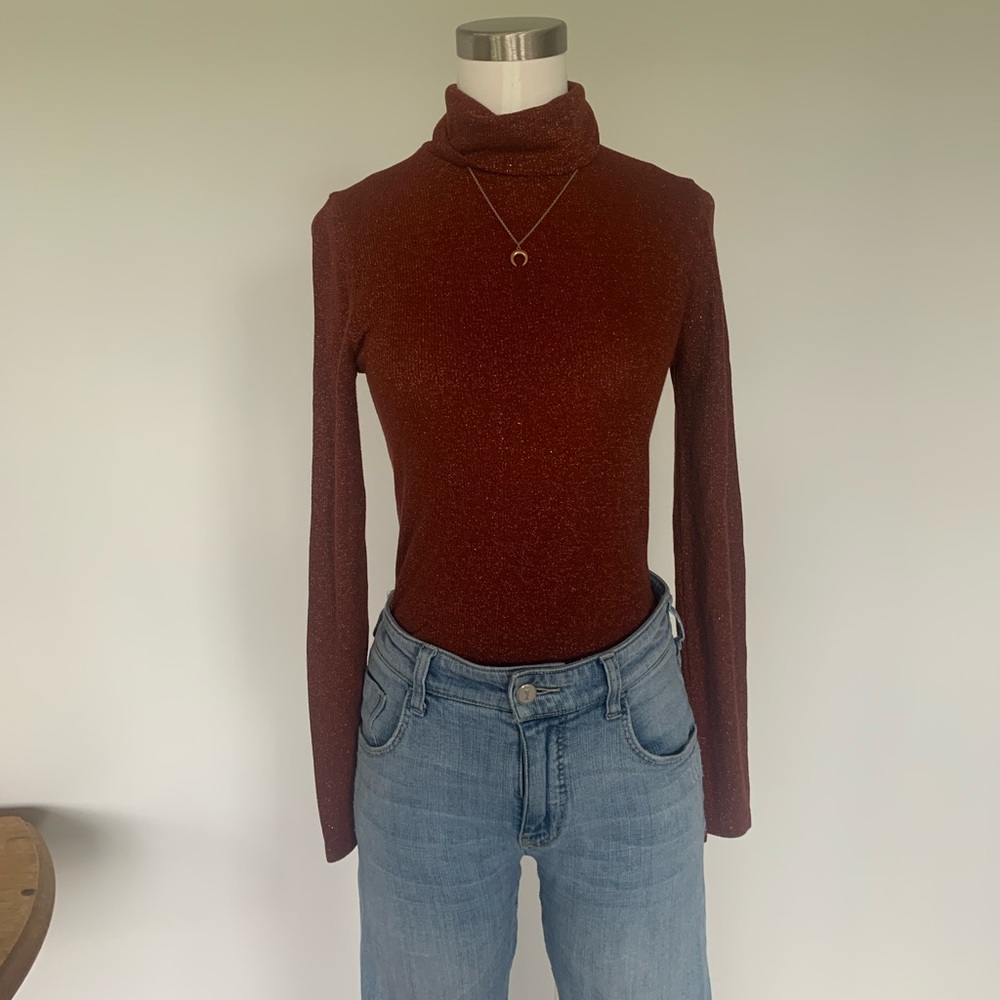 Madewell Night Sparkles Turtleneck